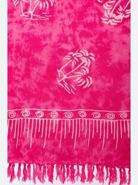 SARONG Pareo Wrap Skirt Lunghi Dhoti Cloth Pink